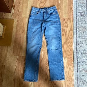 Gap Sky High straight leg jeans